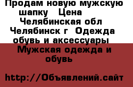 Продам новую мужскую шапку › Цена ­ 250 - Челябинская обл., Челябинск г. Одежда, обувь и аксессуары » Мужская одежда и обувь   